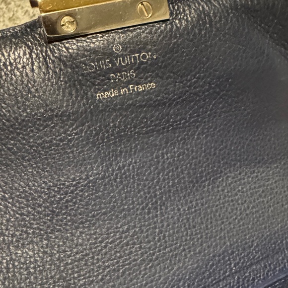 Louis Vuitton Portefeuille Monogram Elysee Wallet with Navy - Picture 2 of 11